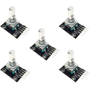 Rotary Encoder for Arduino, ESP32, ESP8266, Raspberry Pi, 5 Pieces