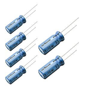 4 pcs Nichicon KA Capacitors 10V 33uf Audio Grade