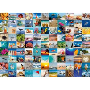 Ravensburger 99 Seaside Moments 1000 Piece Jigsaw Puzzle for Adults - 16945 - Every Piece is Unique, Softclick Technology Means Pieces Fit Together Perfectly