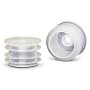 Orifice Reducers for Our 12-16 Ounce Grad Oval Bottles 22 mm Neck Inside Diameter 24 mm Outside Diameter-Package of 10