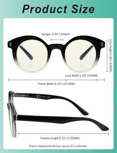 Eyekepper 4-pack نظارات قراءة دائرية للنساء قارئ عدسات صغيرة +1.25 in Saudi Arabia