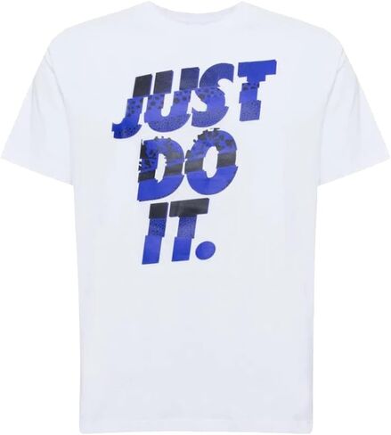 Nike Mens Just Do It Graphic T-Shirt White Size Large in Saudi Arabia