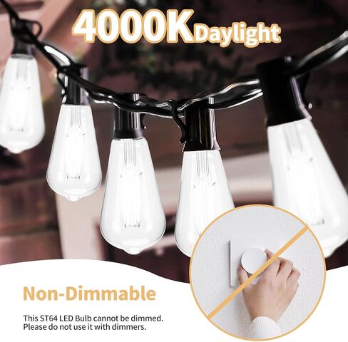 E12 LED Bulb Candelabra 40W Equivalent LED Chandelier Light Bulbs, 2700K Warm White, Non-Dimmable, 450Lumens Vintage LED Edison Bulb, CRI 80+, Clear Glass, Pack of 6 in Saudi Arabia
