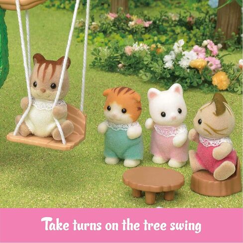 Calico Critters Baby Ropeway Park, Collectible Dollhouse Toy with Sweetpea Rabbit Figure Included, Includes park with slide, windmill and gondola in Saudi Arabia