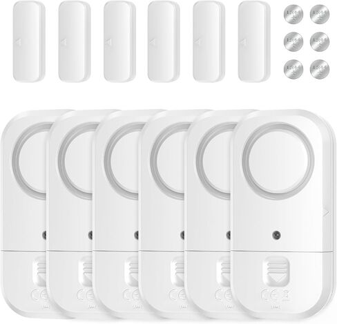 Door Window Alarm Sensors - Door Alarms for Kids Safety, Door Alarms for Home Security, for Home, Office, Store, Garage, Dorm Room, Apartment, RV, 8 Pack in Saudi Arabia