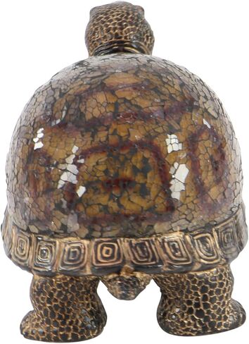 Deco 79 Polystone Turtle Decorative Sculpture Home Decor Statue, Accent Figurine 11" x 6" x 6", Brown in Saudi Arabia