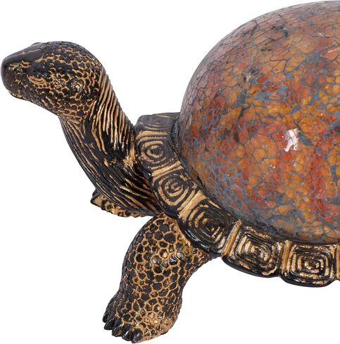 Deco 79 Polystone Turtle Decorative Sculpture Home Decor Statue, Accent Figurine 11" x 6" x 6", Brown in Saudi Arabia