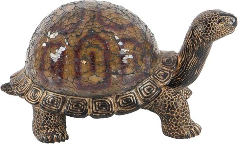 Deco 79 Polystone Turtle Decorative Sculpture Home Decor Statue, Accent Figurine 11" x 6" x 6", Brown in Saudi Arabia