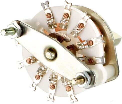 uxcell 4Pcs 10Pin 2P4T 2 Pole 4 Position Selectable Single Deck Band Selector Rotary Switch in Saudi Arabia