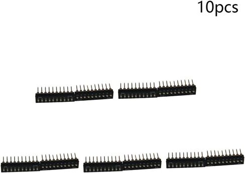 Fielect 10pcs Red DIP Switch Horizontal 1-5 Positions 2.54mm Pitch for Circuit Breadboards PCB in Kuwait