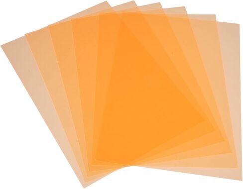 Hemobllo 6Pcs Colored Light Diffuser Sheet 11.69 X 8.26 in PVC Filter Sheet for Photography Classroom Light Filters Color Correction Art Projects Reading Support in Saudi Arabia