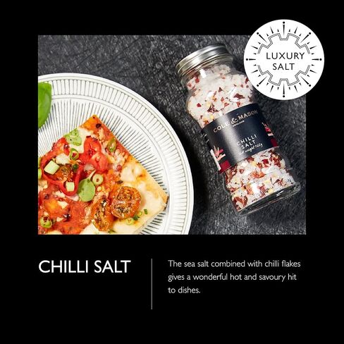 Cole & Mason Luxury Gift Aromatic Salt & Pepper Refill - Chili Salt & Szechuan Peppercorns - Grinder Refills for Kitchen Accessories in Kuwait
