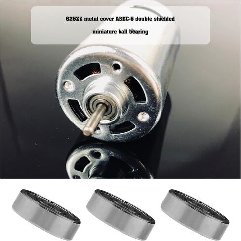 The Lord of the Tools 10PCS 625ZZ Deep Groove Ball Bearings ABEC-5 Double Metal Sealed Bearing Steel 5x16x5mm for Agricultural Machinery Robot Elevator Skateboard Inline Skate in Saudi Arabia