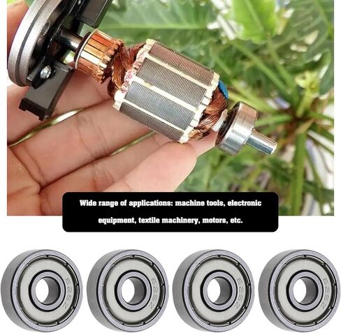 The Lord of the Tools 10PCS 625ZZ Deep Groove Ball Bearings ABEC-5 Double Metal Sealed Bearing Steel 5x16x5mm for Agricultural Machinery Robot Elevator Skateboard Inline Skate in Saudi Arabia