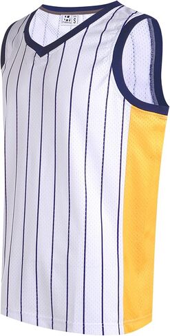 Pullonsy Men's Mesh Athletic Basketball Jersey V-Neck Hip Hop Sports Shirts Fans Tank Top in Saudi Arabia