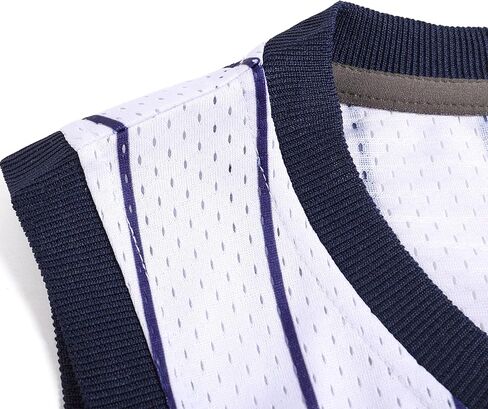 Pullonsy Men's Mesh Athletic Basketball Jersey V-Neck Hip Hop Sports Shirts Fans Tank Top in Saudi Arabia