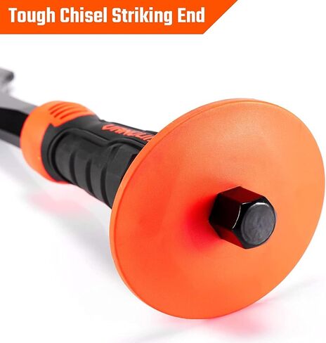 VANQUISH Heavy Duty 3 Inch Cold Chisel with Bi-material Hand Guard for Masonry (4709) in Saudi Arabia