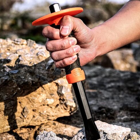 VANQUISH Heavy Duty 3 Inch Cold Chisel with Bi-material Hand Guard for Masonry (4709) in Saudi Arabia