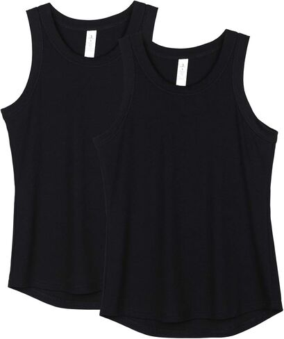 icyzone Workout Tank Tops for Women - Racerback Athletic Yoga Tops, Running Gym Shirts (Pack of 2) in Saudi Arabia