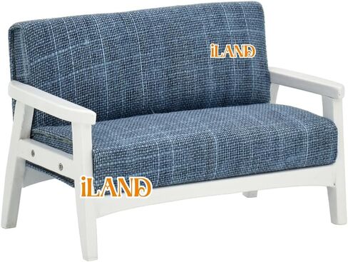 iland Dollhouse Couch and Miniature Sofa Set with Mini Houndstooth Cushions, Dollhouse Furniture on 1/12 Scale for Dollhouse Living Room (Grey Green) in Saudi Arabia