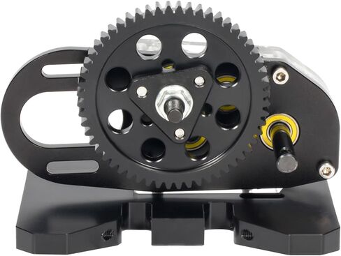 ناقل الحركة AMK 1/10 من الأكريليك الشفاف 2 علبة تروس نقل الحركة المنخفضة لـ 1/10 RC Crawler Comp يبني عنصر Gspeed LCG Chassis SCX10 II ترقية الملحقات (SCX10 II ناقل الحركة من ألياف الكربون) in Saudi Arabia