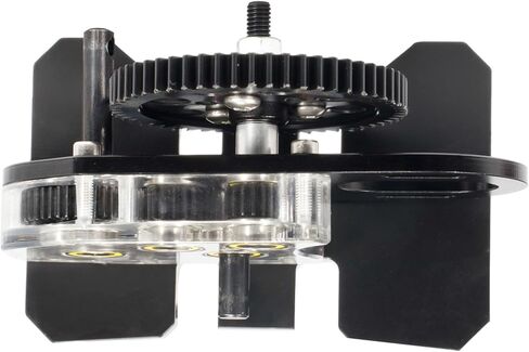 ناقل الحركة AMK 1/10 من الأكريليك الشفاف 2 علبة تروس نقل الحركة المنخفضة لـ 1/10 RC Crawler Comp يبني عنصر Gspeed LCG Chassis SCX10 II ترقية الملحقات (SCX10 II ناقل الحركة من ألياف الكربون) in Saudi Arabia