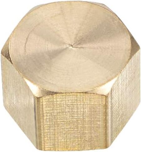 غطاء نحاسي Uxcell G1/4 موصل صمام إيقاف ضغط سداسي أنثى in Saudi Arabia