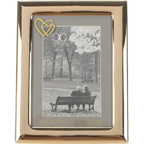 Roman Giftware Inc., Caroline Collection, Wedding & Anniversary, 8.5" H 50 YEARS TOGETHER FRAME,Religious, Inspirational, Durable (6x1x8)