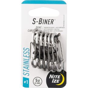 Nite Ize SB1-11-6R3 S-Biner Dual Carabiner