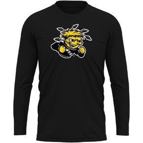 Official NCAA Collegiate Men's Sport Active Long Sleeve Shirt Primary Logo Collection
