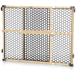 Safety 1st Eco-Friendly Nature Next Bamboo Gate, Bamboo and Black, Fits Spaces between 28" and 42" Wide