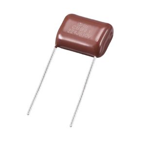 uxcell CBB21 Metallized Polypropylene Film Capacitors 630V 0.22uF for Electric Circuits Energy Saving Lamps Pack of 5