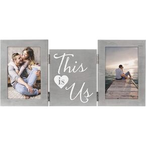 Malden International Designs This Is Us Tri-Fold Gray, 4x6