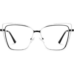 Zeelool Readers Metal Blue Light Blocking Reading Glasses for Women with Standard Anti-Reflective Coating ZJGM139501-02
