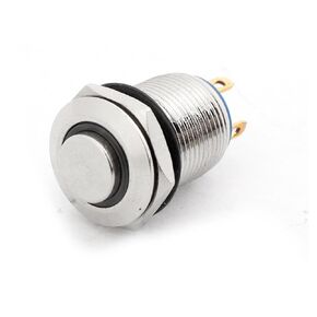 uxcell DC 5V Blue LED Pilot Light SPST Momentary Action Pushbutton Switch
