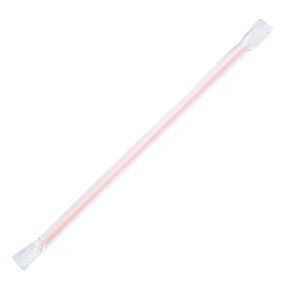 Karat C9075 (Orange) 9" Giant Straws (8mm Diameter), Paper-Wrapped, Solid Orange (Case of 2500)