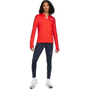 Nike Dri-FIT Team USA Element Men's 1/2-Zip Running Top (Large, Chile Red/Black)