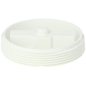 Spears P110 Series PVC DWV Pipe Fitting, Flush Plug, 4" NPT Male