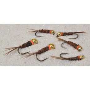 Region Fishing Tungsten Bead Hot Spot Pheasant Tail Jig Fly - Euro Nymph - Hanak Hooks