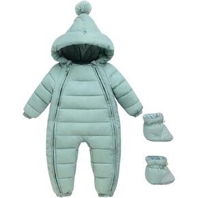 Ohrwurm Baby Adorable Snow Wear Hoodie Jumpsuit Winter Double Zip Up Snowsuit