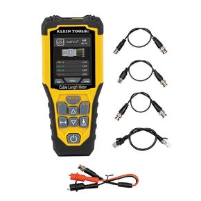 Klein Tools VDV001819 Tool Set, Cable Installation Test Set with Crimpers, Scout Pro 3 Cable Tester, Snips, Punchdown Tool, Case, 6-Piece