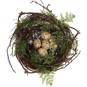 Happyyami 1 Fake Birds nest Set Bird Nest Ornament Easter Home Decor Dragon Egg Mold Easter Artificial Bird Nests Easter Craft Home Decor with Artificial Bird nest Nest Bird nest Decoration