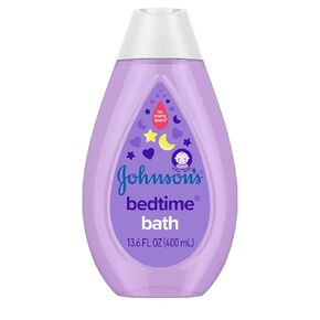 Johnson's Baby TearFree Bedtime Bath with Soothing NaturalCalm fl., Purple, Aromas, 13.6 Fl Oz (Pack of 3)