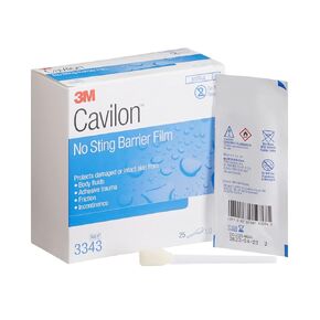 Mck33442100 - Barrier Film Cavilon 1.0 Ml Wipe, Sterile, Alcohol Free, No Sting