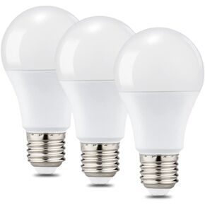 LED Light Bulbs, Dimmable Full Spectrum 5000K Natural Light Sunlight Bulb, Boosts Mood & Energy, 11W Equivalent 100W, A19 E26, 3 Pack