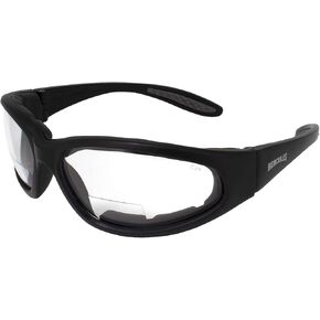 Global Vision Hercules Bifocal Anti-Fog Safety Glasses with EVA Foam, Clear Lens (2.50)