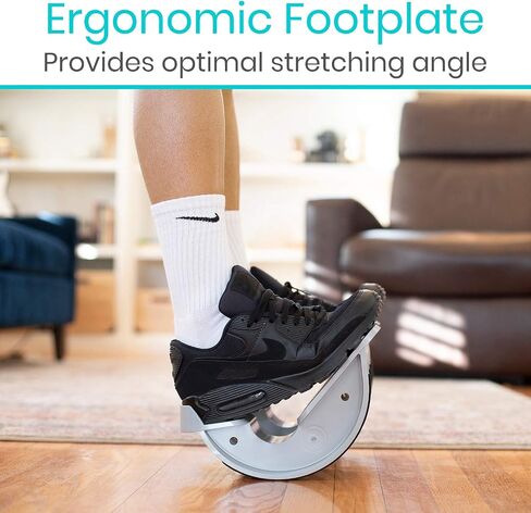 Vive Foot Rocker - Dual Calf Stretcher for Achilles Tendinitis, Heel, Feet, Shin Splint, Plantar Fasciitis Pain Relief- Stretches Strained Leg Muscle- Ankle Wedge Stretch Improves Flexibility (2 Feet) in Saudi Arabia