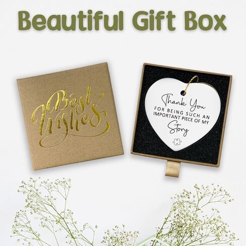 Teacher Gifts for Women Teacher Appreciation Gifts Teacher Thank You Gifts Teacher Christmas Gifts Daycare Teacher Gifts Birthday Gifts Heart Ceramic Hanging Ornaments in Kuwait