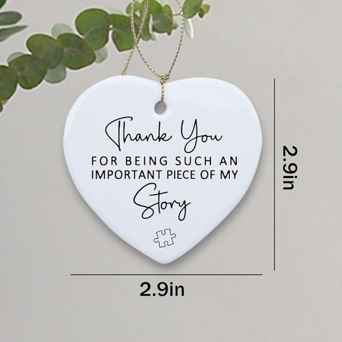 Teacher Gifts for Women Teacher Appreciation Gifts Teacher Thank You Gifts Teacher Christmas Gifts Daycare Teacher Gifts Birthday Gifts Heart Ceramic Hanging Ornaments in Kuwait
