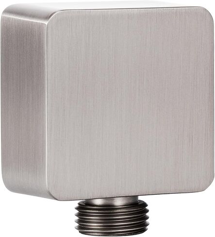 Wall Supply Elbow, Wall Elbow for Hand Held Shower, Solid Brass Square Wall Mount Supply Elbow in Brushed Nickel, JB-022BN in Saudi Arabia